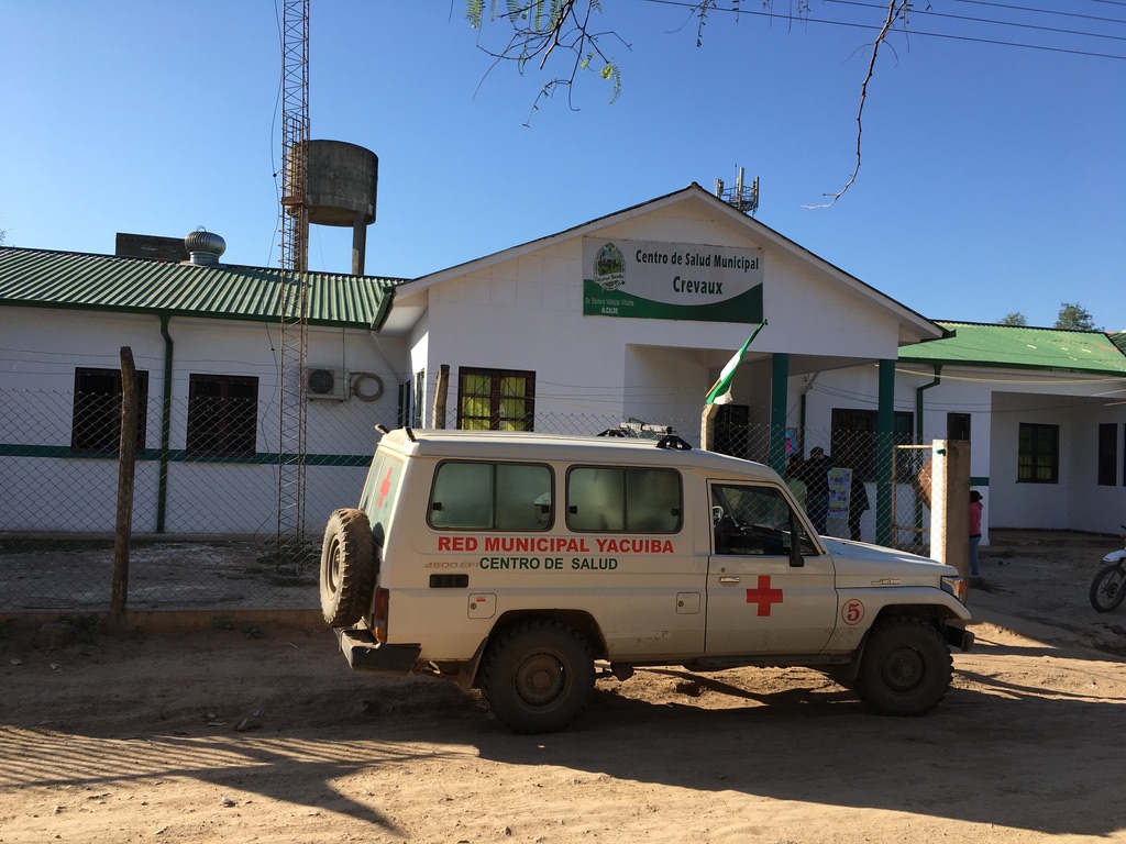 The local health post in Crevaux, Yacuiba, Bolivia. Photograph by Tulia G. Falleti, August 7, 2019.