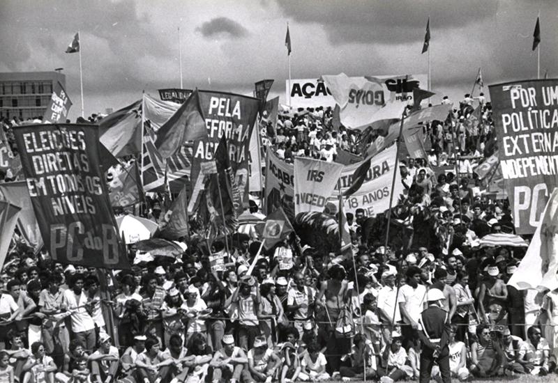 Image: The Esplanade was the scene of popular demonstrations for social advances in the Constitution. Credit: ABR.